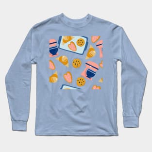 Home Baking Pattern Long Sleeve T-Shirt